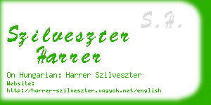szilveszter harrer business card